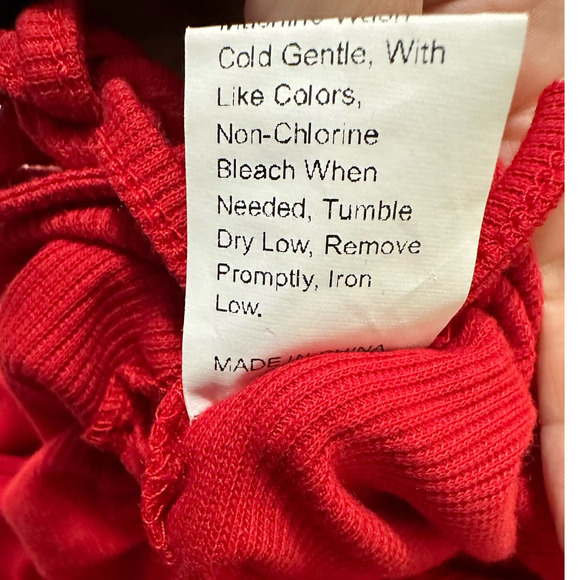 Shein red one shoulder ruched midi dress size 4 - Picture 5 of 12